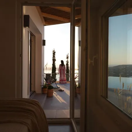 Infinity Sea View Hillside With Private Pool * Páros