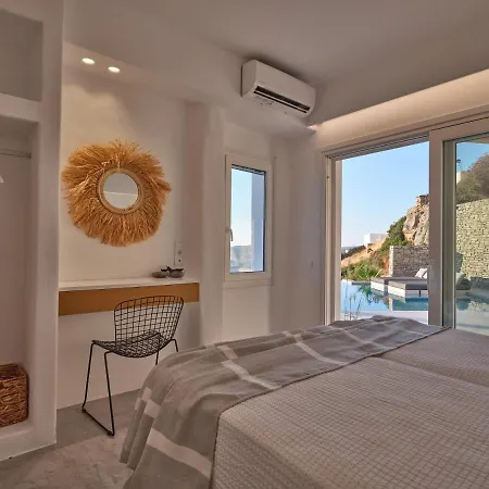 Infinity Sea View Hillside With Private Pool * Páros